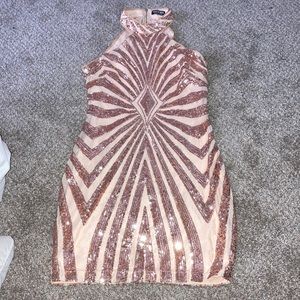 Party dress Rosegold